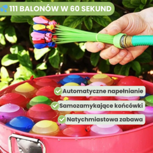 Błyskawiczne Balony Wodne – 111 w 60 Sekund!